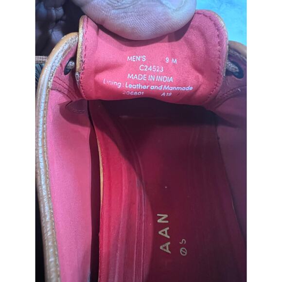 Cole Haan Washington Grand Laser Wingtip Oxford Brown Leather Men’s Shoes Sz 9 - Picture 5 of 13